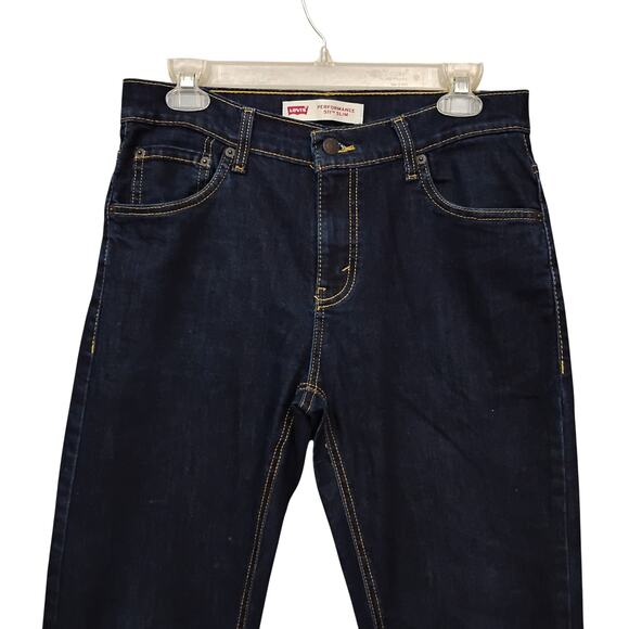 Levi's Performance 511 Slim Jeans Dark Blue Wash 18 Reg W29" x 31L - Picture 2 of 7